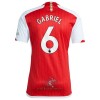 Officiële Voetbalshirt Arsenal Gabriel 6 Thuis 2023-24 - Heren